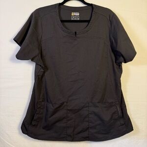 WonderWink PRO Women's Scrub Top Black Size L
